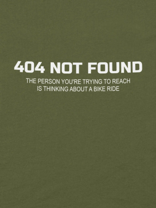 404 NOT FOUND - Thinking about a bike ride - Bicycle t-shirt